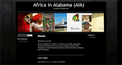 Desktop Screenshot of africainalabama.org